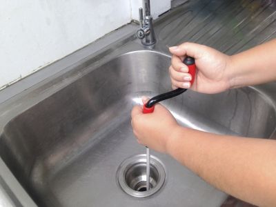 Clog Removal in a Kitchen Sink